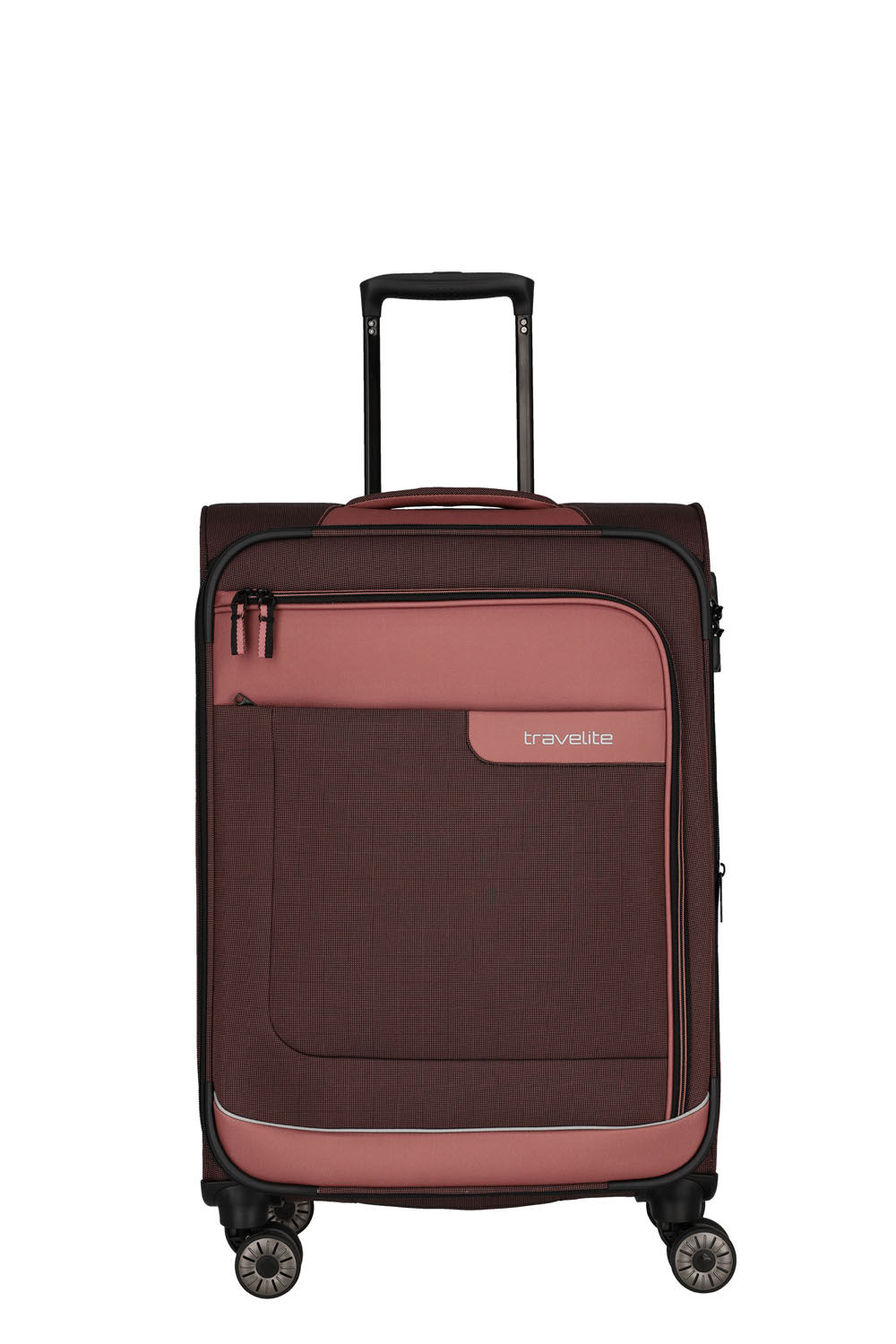 Travelite Viia Trolley-Set 4-Rad L erw./M erw./S/Reisetasche Frühlingsrose
