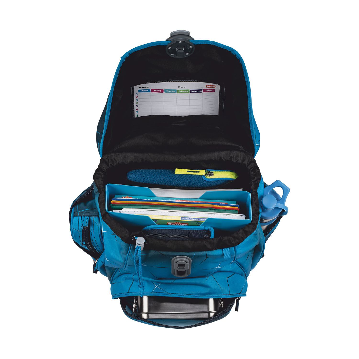 Scout Alpha Exklusiv Safety Light Schulranzen-Set 5-teilig Polar Blue Scout Alpha Exklusiv Safety Light Schulranzen-Set 5-teilig Polar Blue