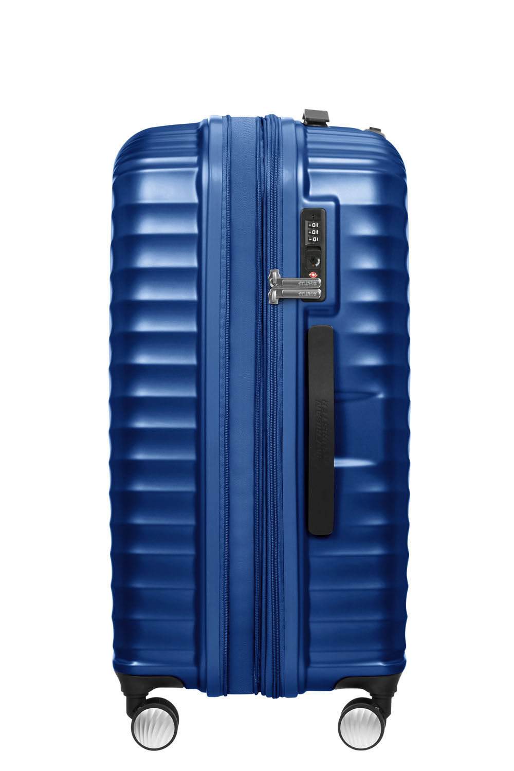 American Tourister Jetglam Trolley mit 4 Rollen 67cm erweiterbar Metallic Blue American Tourister Jetglam Trolley mit 4 Rollen 67cm erweiterbar Metallic Blue