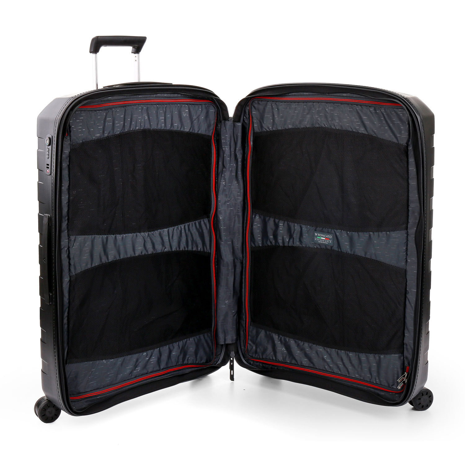 Roncato BOX 4.0 Trolley L EXP Schwarz