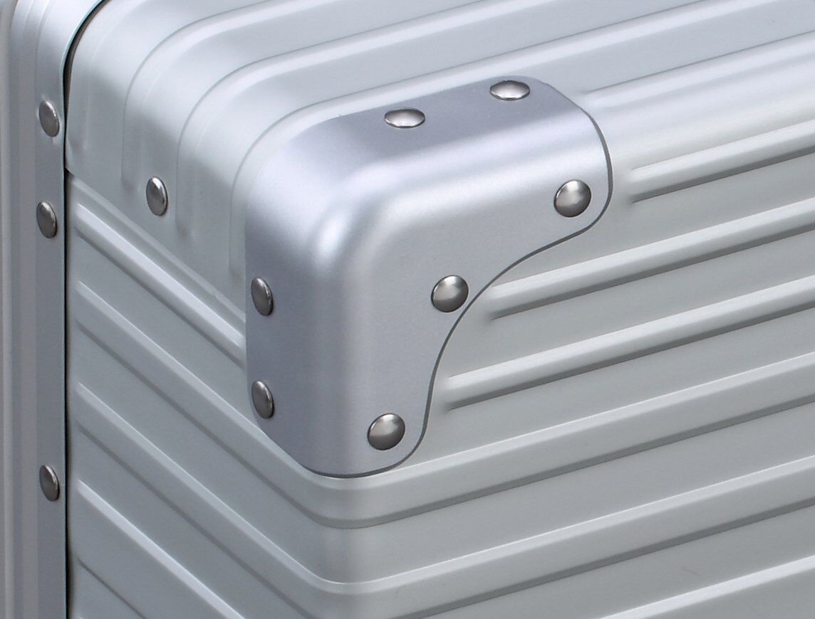 Aleon Traveler Suiter Koffer 26", mit Kleidersack Platin - Silber