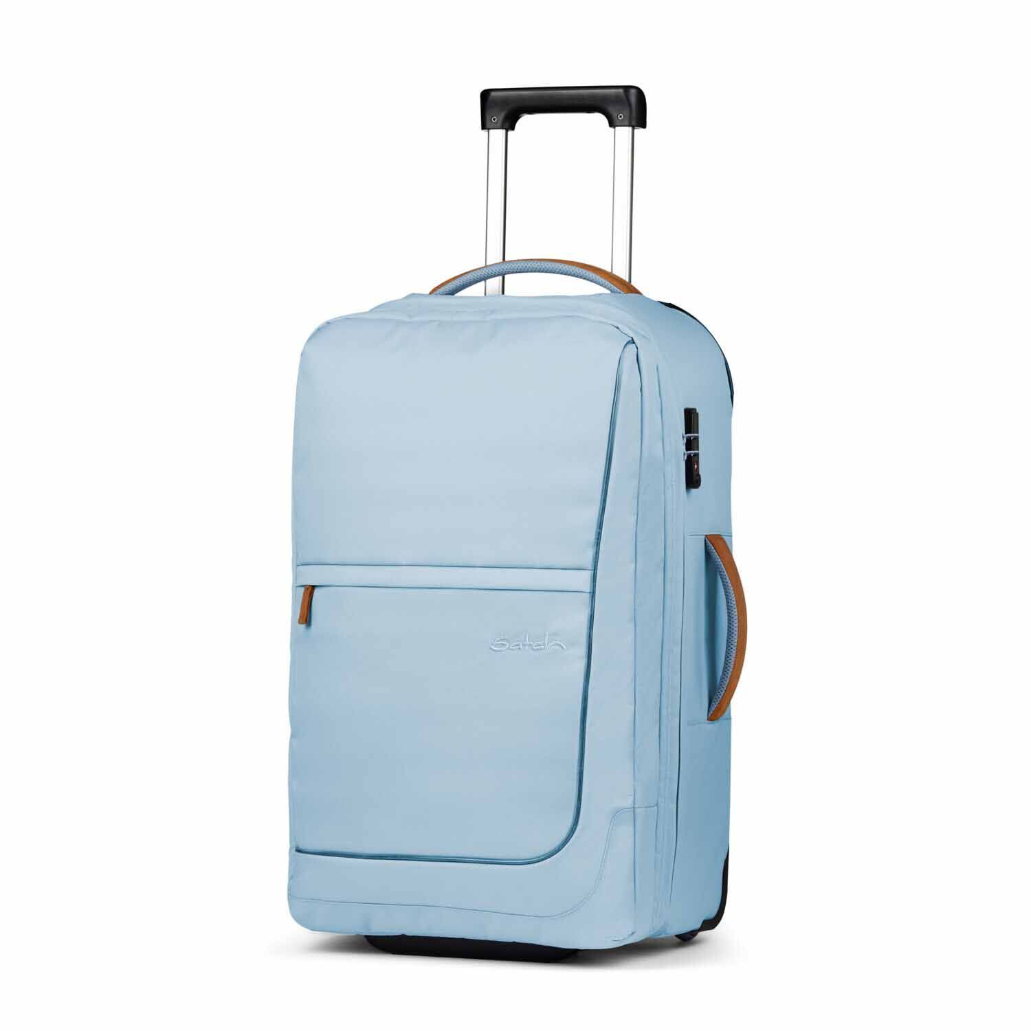 satch Koffer flow M Trolley Pure Ice Blue