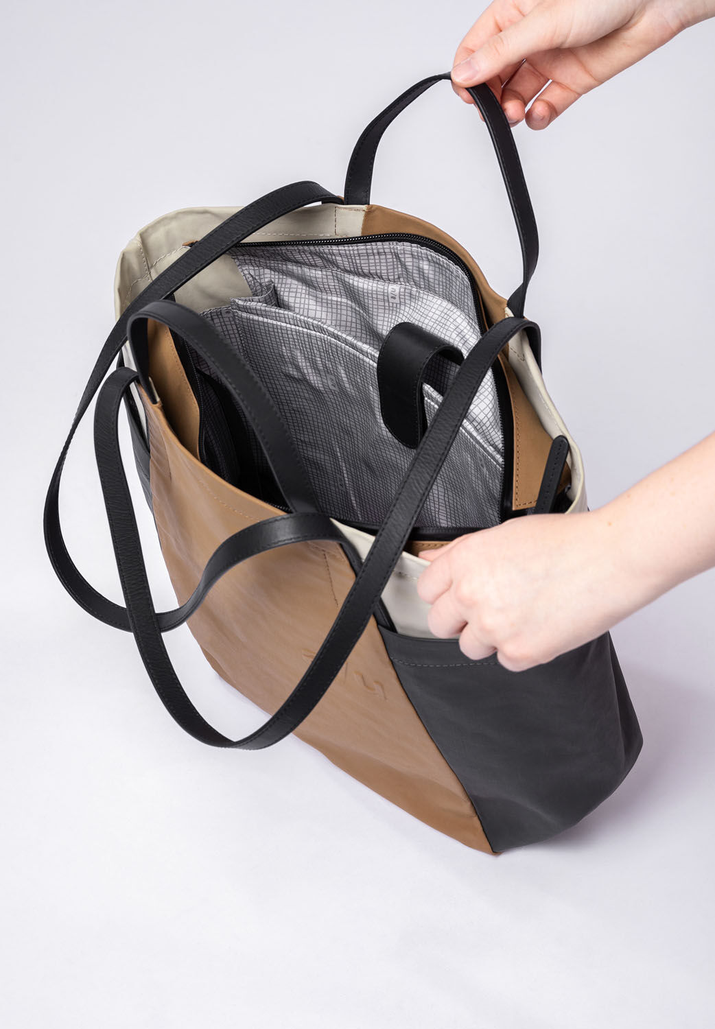 aunts & uncles Japan Takamatsu Shopper mit 13" Notebookfach tapir/ash/dust aunts & uncles Japan Takamatsu Shopper mit 13" Notebookfach tapir/ash/dust