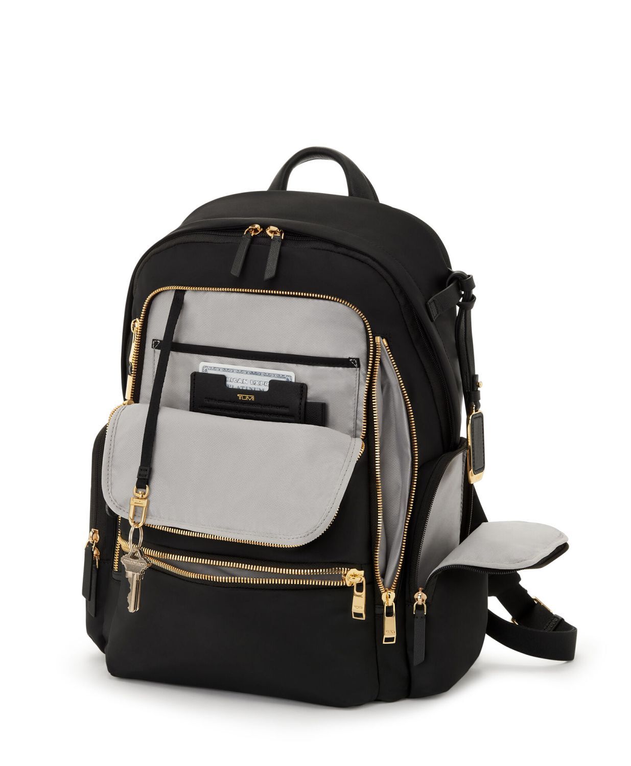 Tumi Voyageur Celina Rucksack mit 15" Laptopfach + GRATIS HOTELGUTSCHEIN Black/Gold