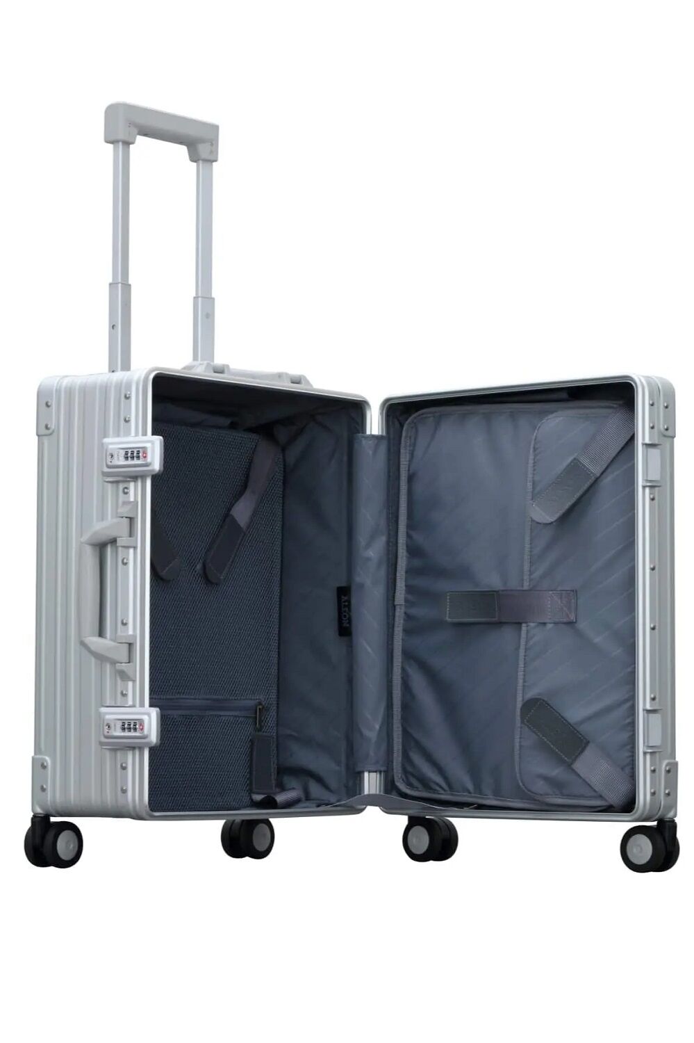 Aleon Traveler Suiter Domestic Carry-On 21", mit Kleidersack Silber