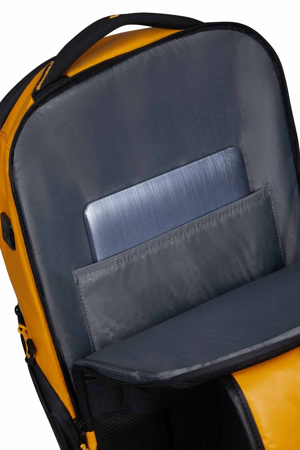 Samsonite Ecodiver Urban Laptop Rucksack M USB 15.6" + GRATIS HOTELGUTSCHEIN Gelb