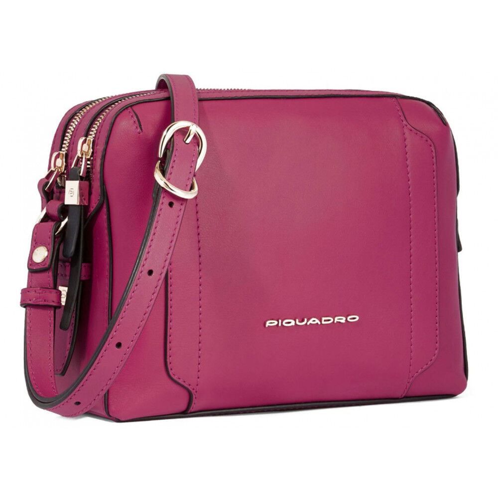 Piquadro Circle Camera Case Crossovertasche Fuchsia