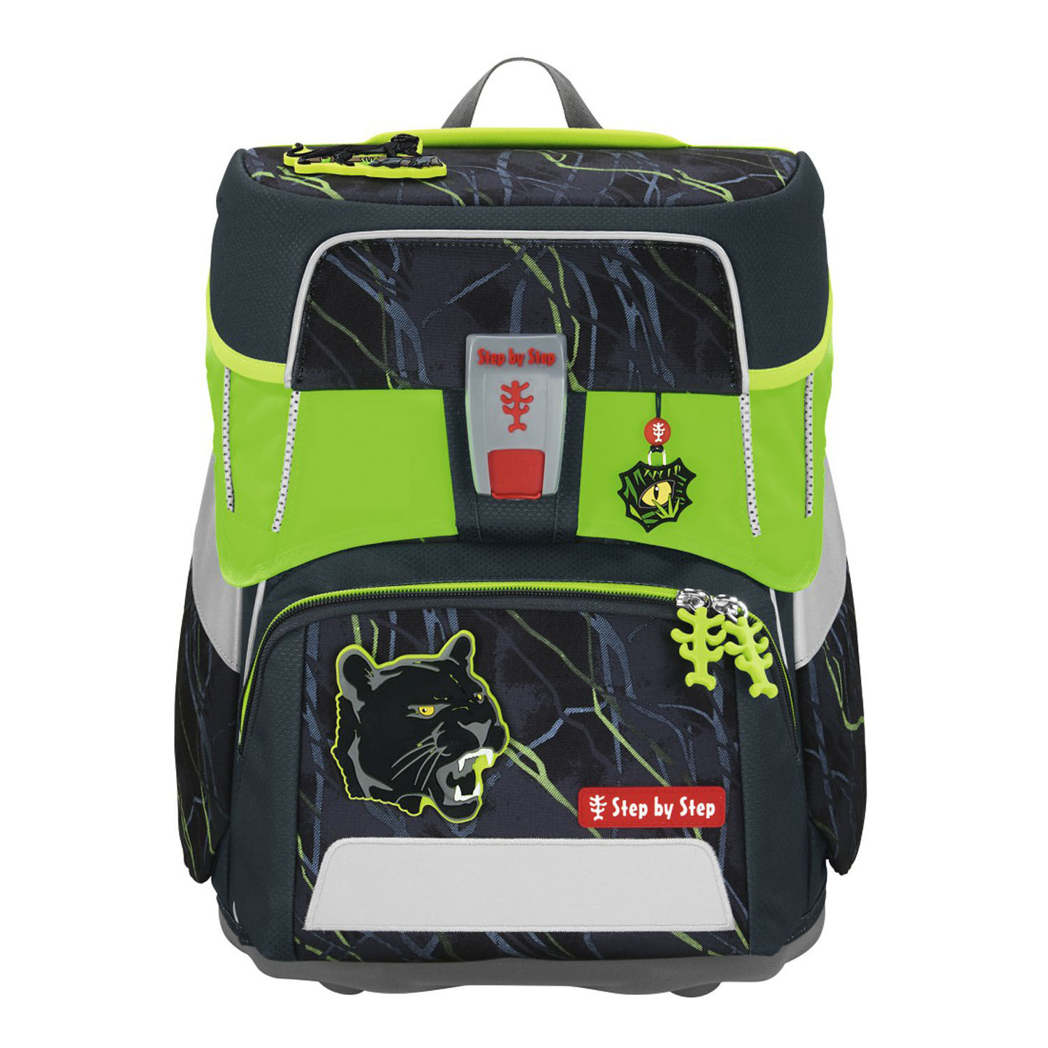 Step by Step LED Neon Pull-Over für alle Schulranzenmodelle grün