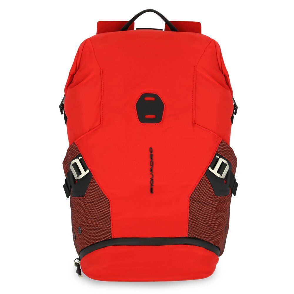 Piquadro PQ-Modular Laptoprucksack 15,6" aus rezykliertem antiviralen Stoff Rot Piquadro PQ-Modular Laptoprucksack 15,6" aus rezykliertem antiviralen Stoff Rot