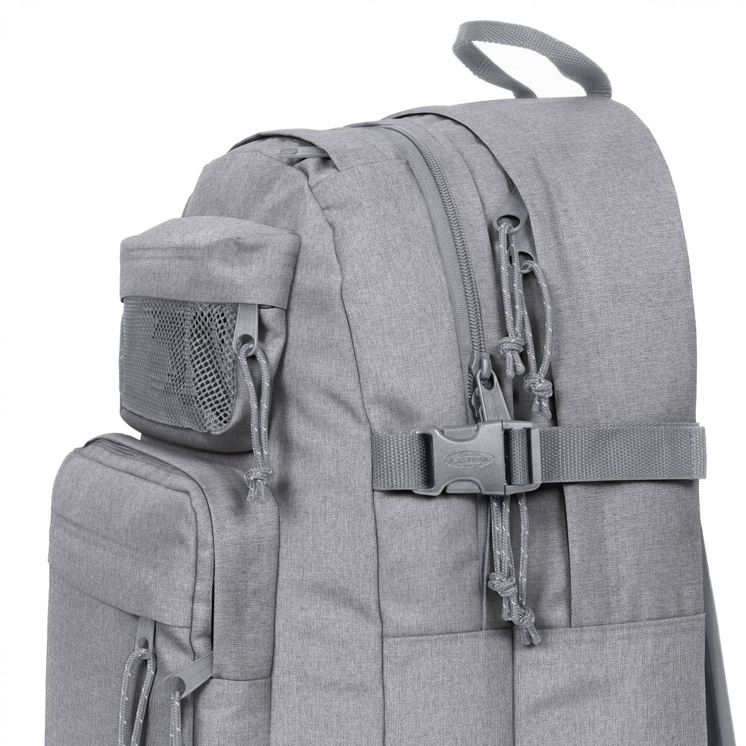 Eastpak Double PRO Rucksack mit zwei Vordertaschen Sunday Grey