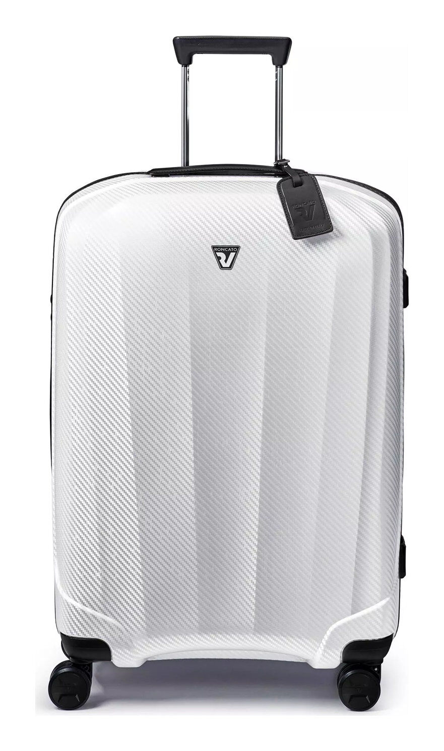 Roncato WE ARE GLAM Trolley L 4R Weiß/Black