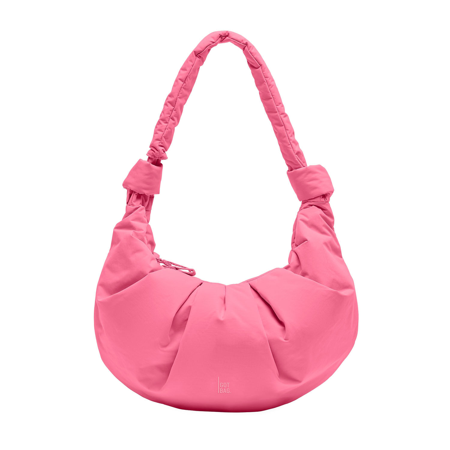 GOT BAG PLEAT MOON BAG LARGE, monochrome salina pink