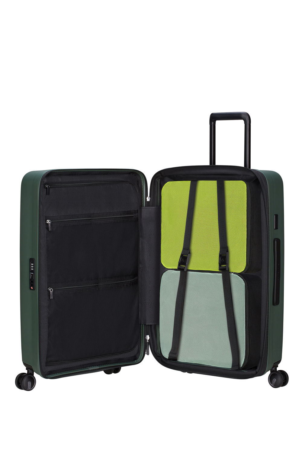 Samsonite Restackd Trolley mit 4 Rollen erweiterbar 68cm + GRATIS HOTELGUTSCHEIN Sage
