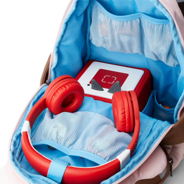 Affenzahn Großer Freund "Tonie Schwein" Kindergartenrucksack rosa