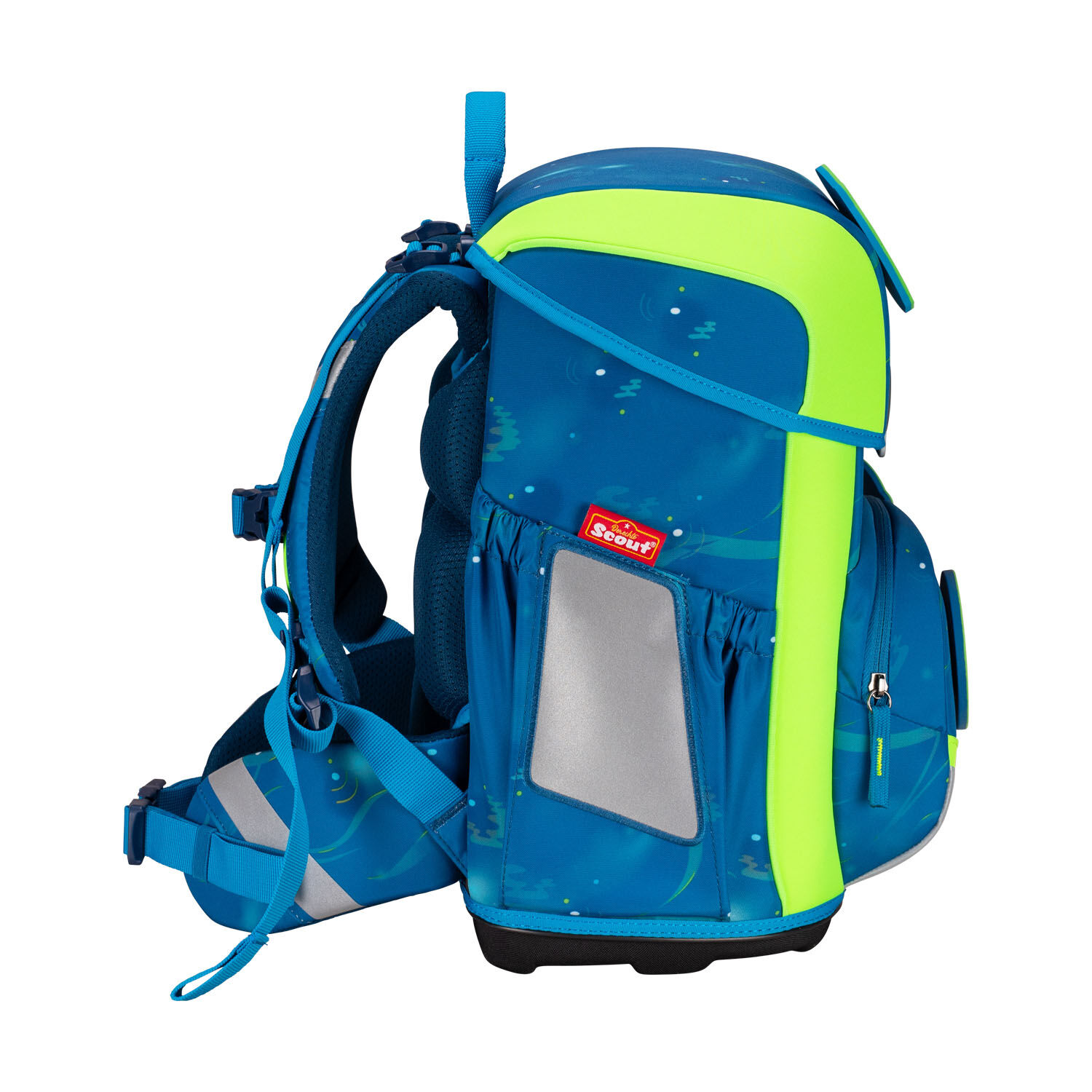 Scout Neo Schulranzen-Set 4-teilig DIN Deep Sea