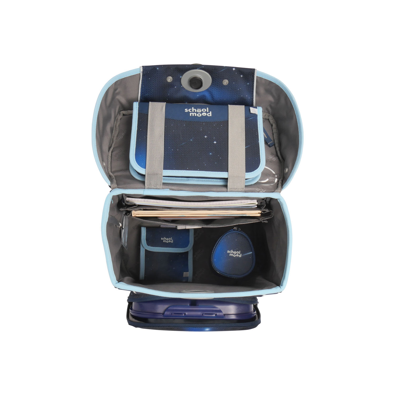 School-Mood Champion Pro 7-tlg. Schulranzenset Moritz (Weltall) School-Mood Champion Pro 7-tlg. Schulranzenset Moritz (Weltall)