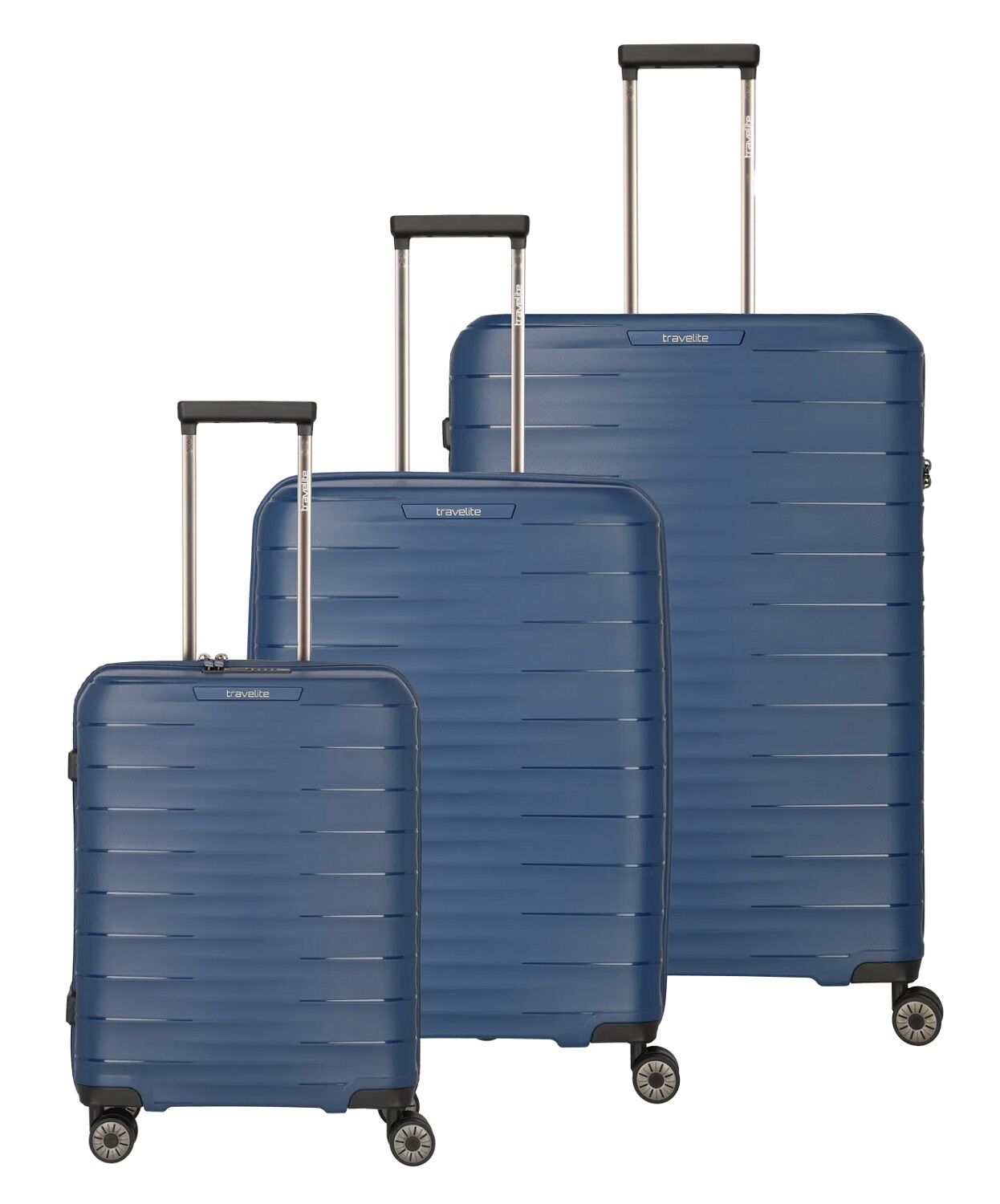 Travelite Mooby 3-tlg. Koffer-Set L/M/S, 4w Marine 076840-20