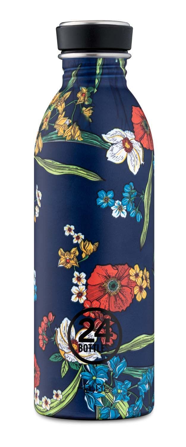 24Bottles® Urban Bottle Floral 500ml Denim Bouquet 24Bottles® Urban Bottle Floral 500ml Denim Bouquet