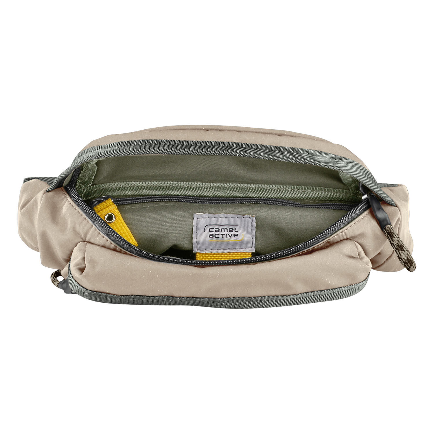 Camel Active Terra Belt Bag M aus recyceltem Nylon 4224 Beige