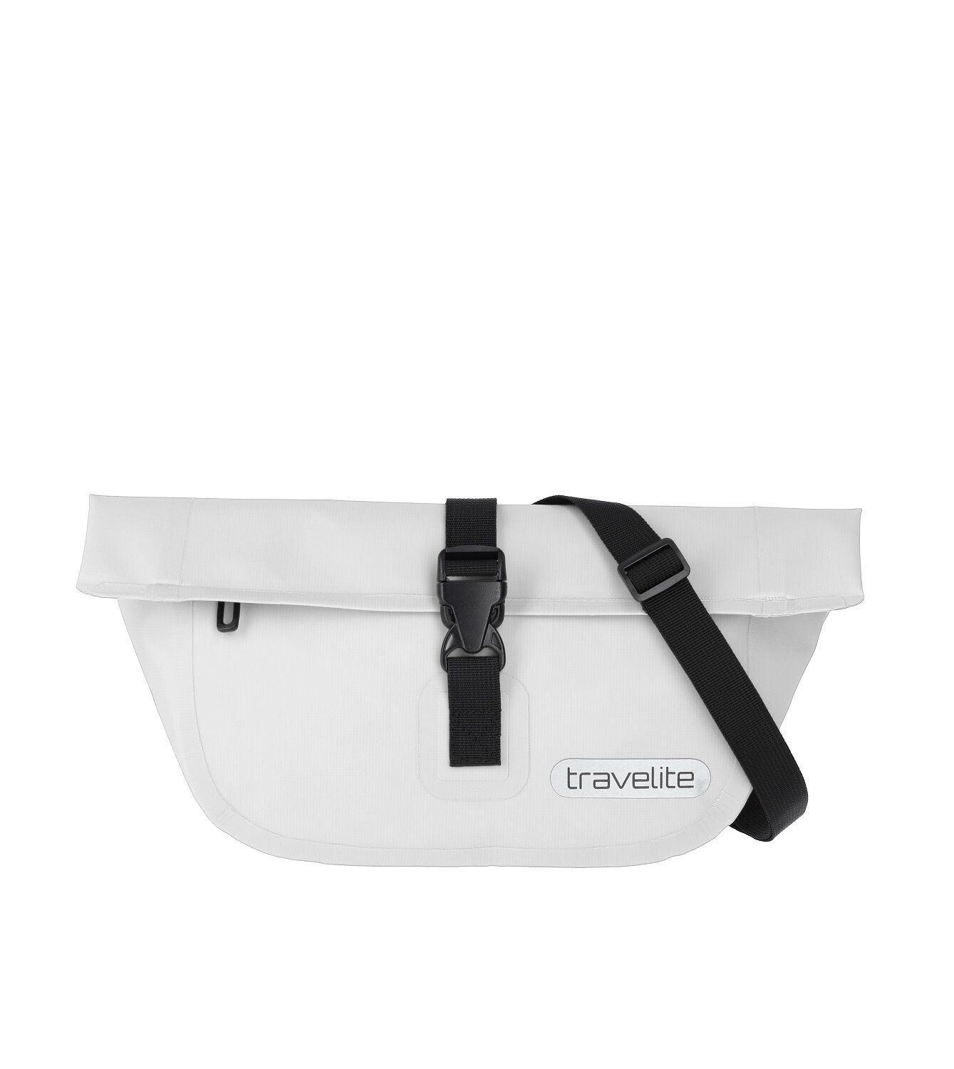 Travelite Basics Plane Lenkertasche mit Gurt zum Umhängen Weiss