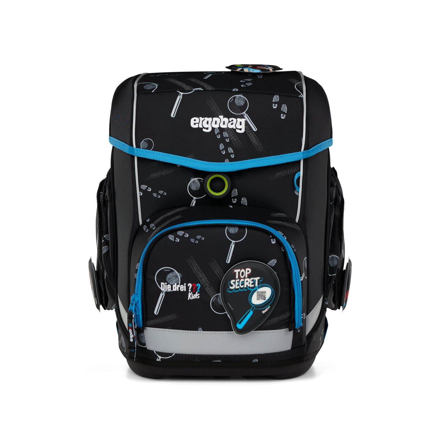 ergobag cubo Die drei Fragezeichen Edition Schulrucksack-Set, 5-tlg. 2025 Bärdektiv