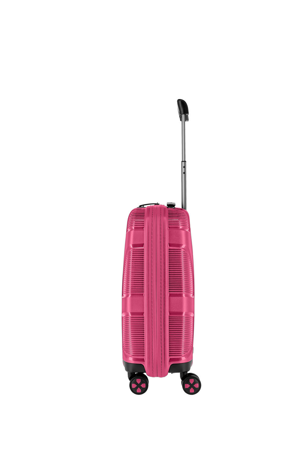 IMPACKT IP1 Koffer S, 4-Rollen mit USB-Port Flora pink