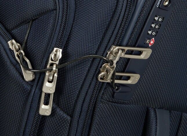 Samsonite Respark Trolley mit 4 Rollen erweiterbar 79cm + GRATIS HOTELGUTSCHEIN Petrol Blue