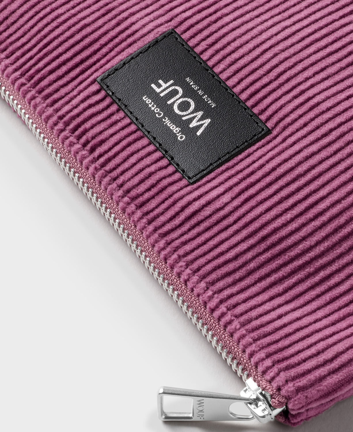 Wouf Corduroy Collection Pouch Mauve