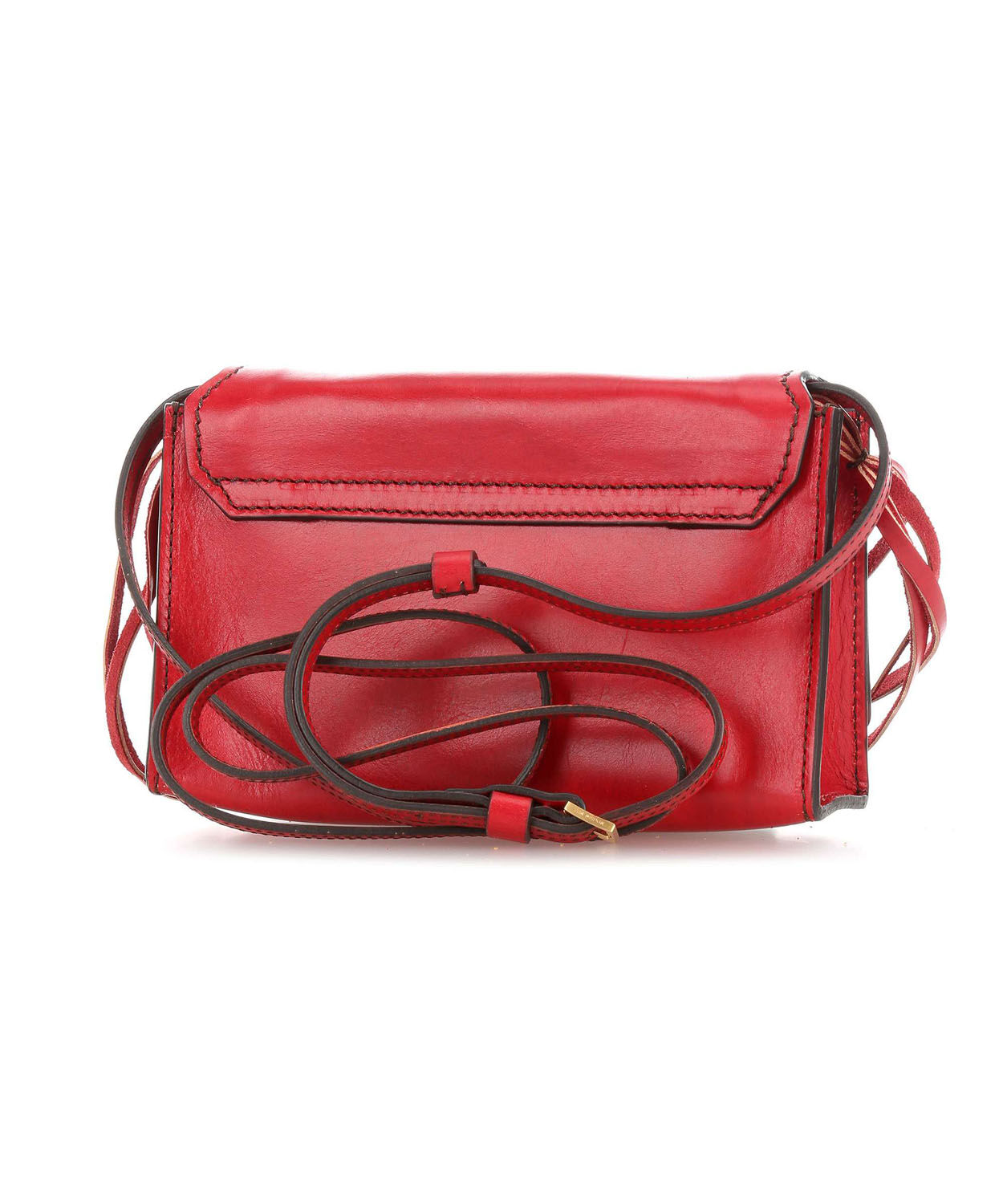 The Bridge Consuma Schultertasche Kirschrot/Gold