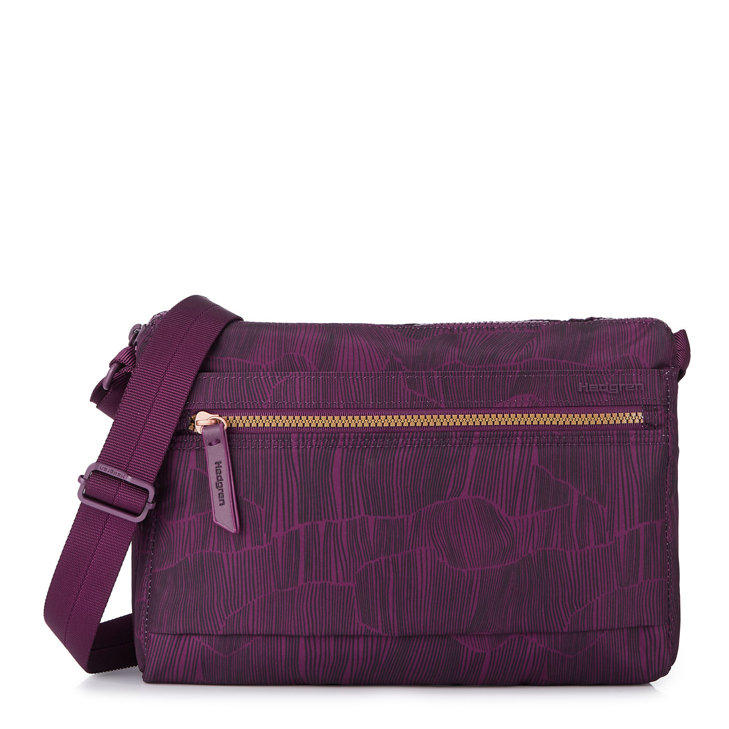 Hedgren Inner City EYE M Medium Umhängetasche RFID Aubergina Print Hedgren Inner City EYE M Medium Umhängetasche RFID Aubergina Print