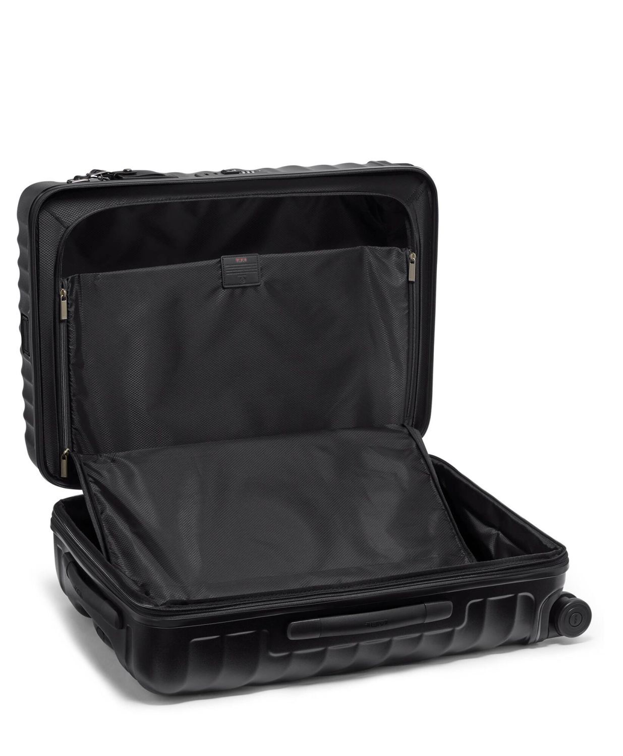 Tumi 19 Degree Erweiterbarer Aufgabekoffer für Kurzreisen 66cm, matte + GRATIS HOTELGUTSCHEIN Black Texture