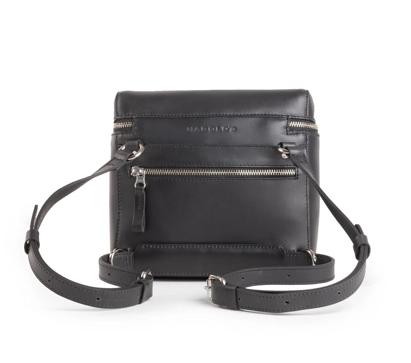 Harold's Box kleine Schultertasche/Rucksack Omega schwarz