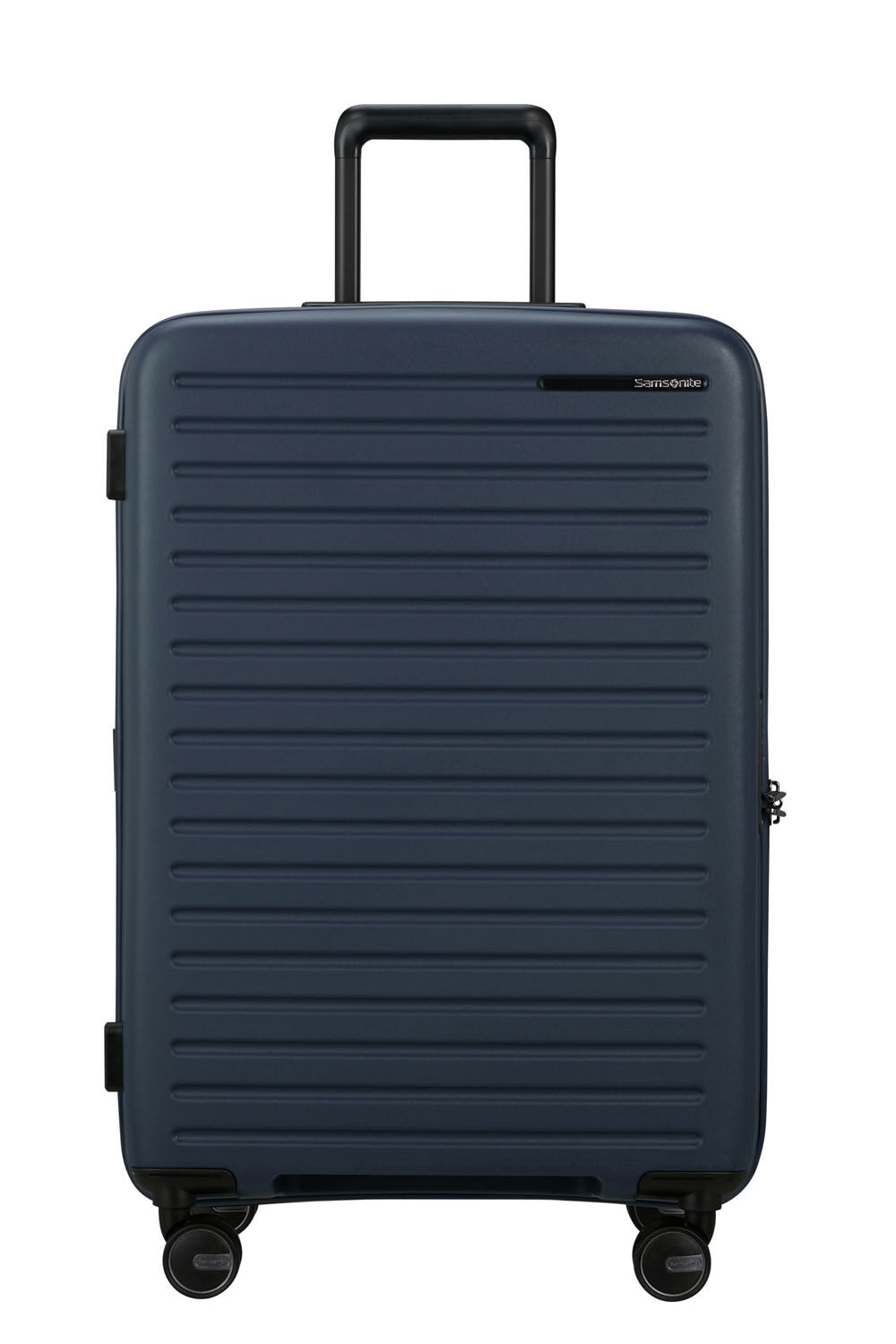 Samsonite Restackd Trolley mit 4 Rollen erweiterbar 68cm + GRATIS HOTELGUTSCHEIN Midnight