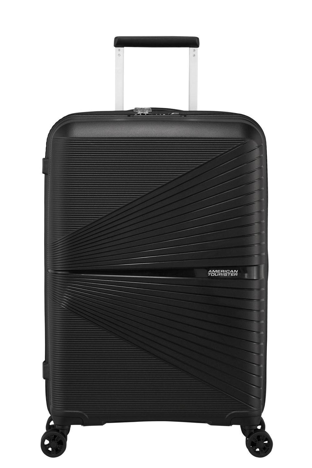 American Tourister Airconic Trolley 67cm mit 4 Rollen + GRATIS HOTELGUTSCHEIN Onyx Black
