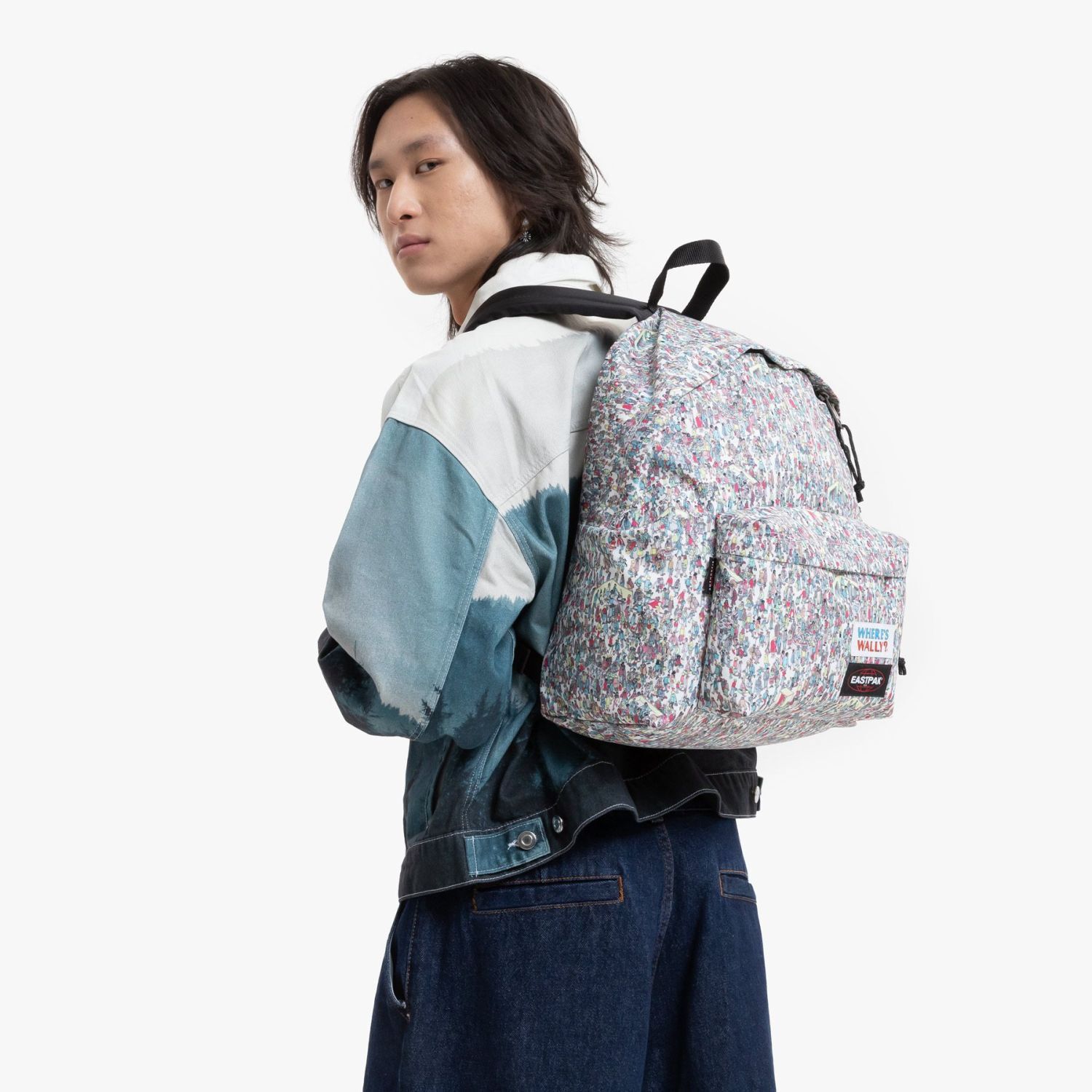 Eastpak Padded Pak'r® SPECIAL EDITION Rucksack Where's Wally Pattern White