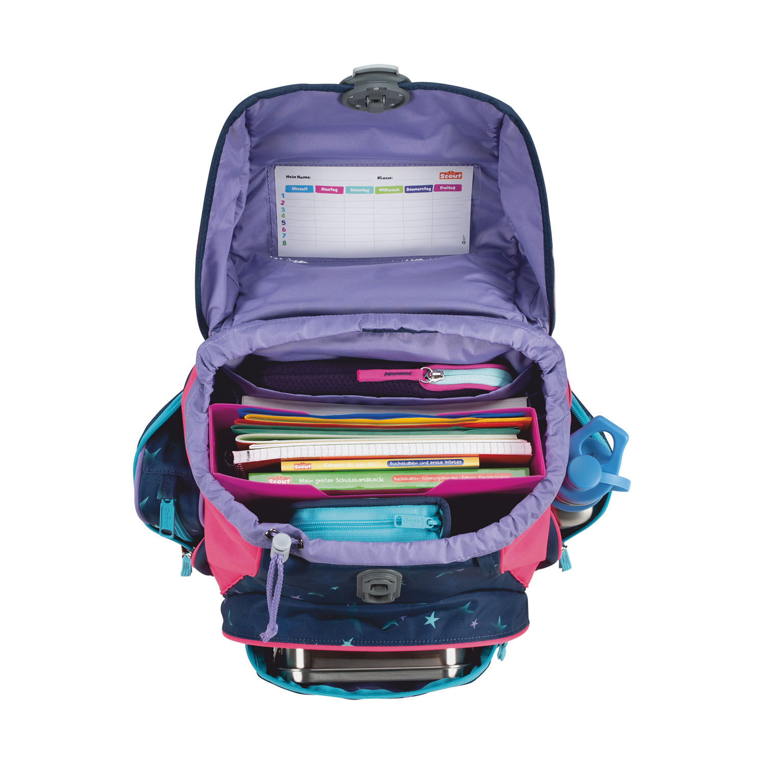 Scout Alpha Schulranzen-Set 4-teilig DIN Pretty Star Scout Alpha Schulranzen-Set 4-teilig DIN Pretty Star