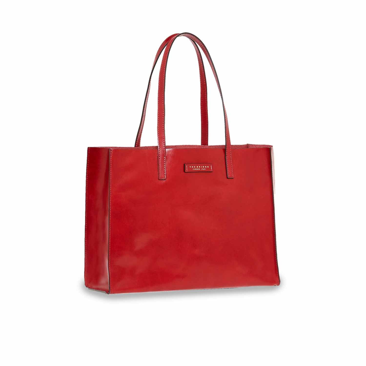 The Bridge Mirra Shopper 04470201 Ribes Rot/Gold The Bridge Mirra Shopper 04470201 Ribes Rot/Gold