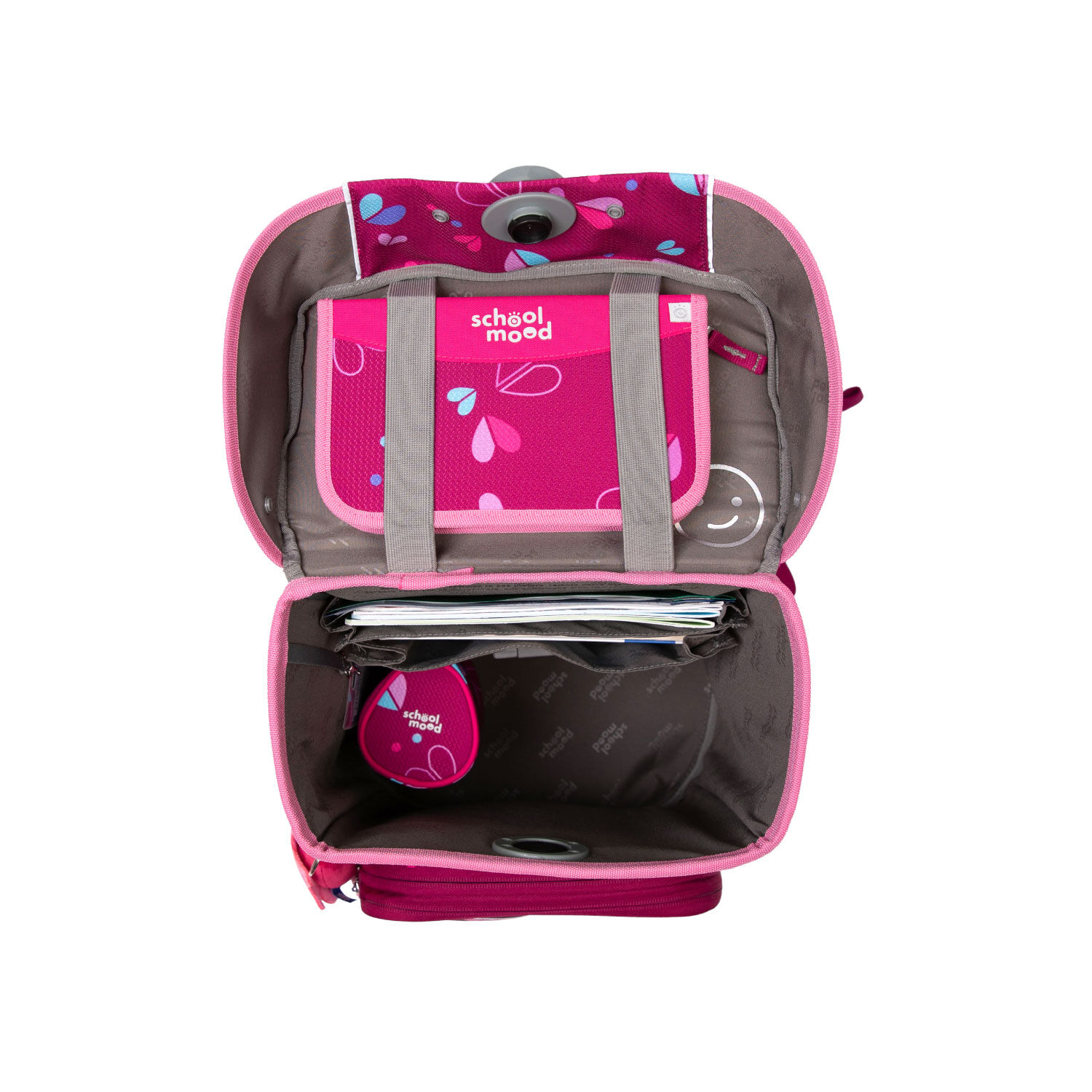 School-Mood Champion Pro 7-tlg. Schulranzenset Klara (Häschen)