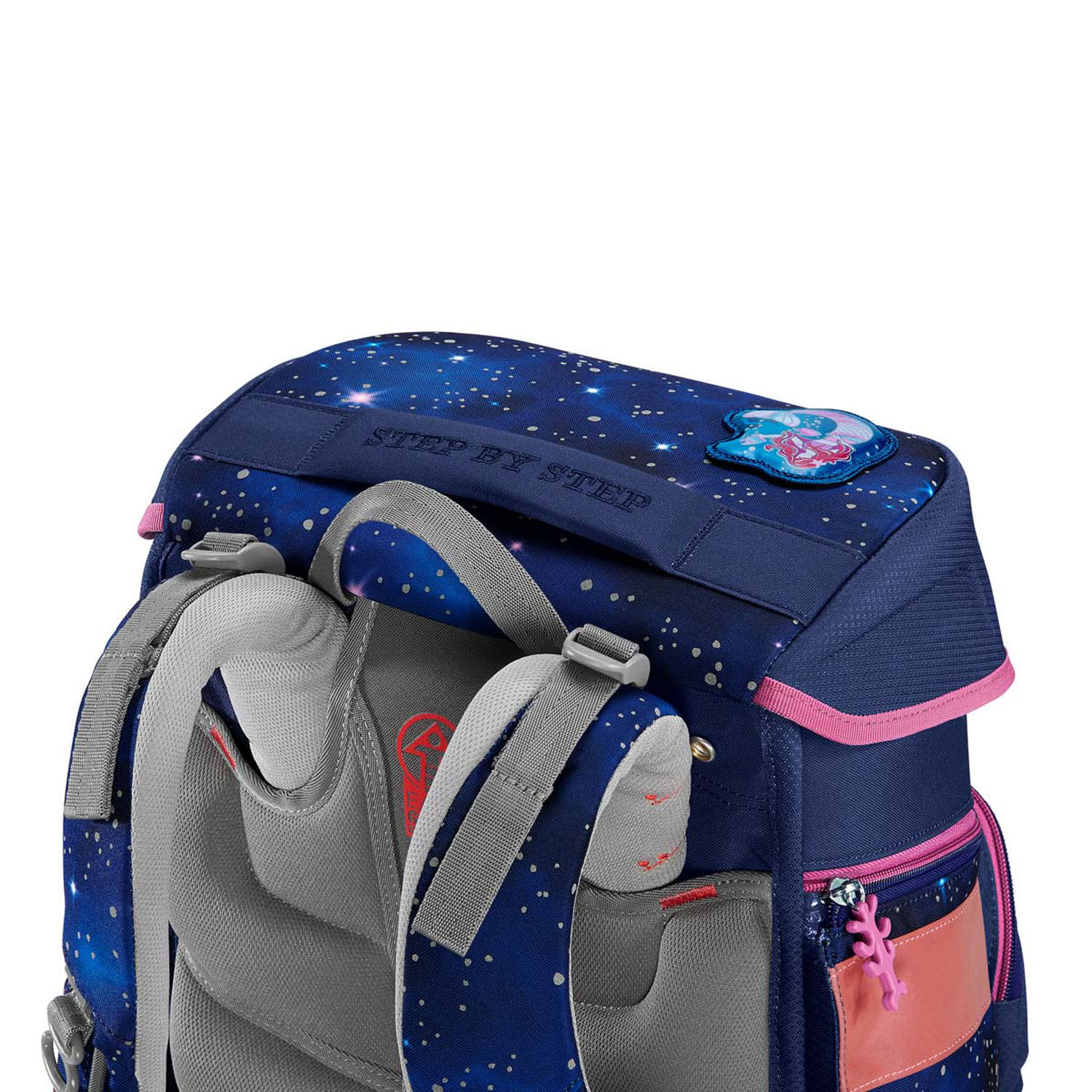 Step by Step SPACE REFLECT Schulranzen-Set, 5-teilig Star Seahorse Zoe