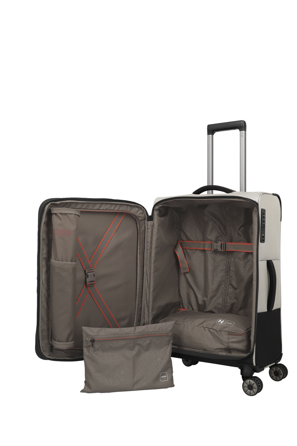 Travelite Crosslite Trolley M 4-Rollen erweiterbar Natur Travelite Crosslite Trolley M 4-Rollen erweiterbar Natur