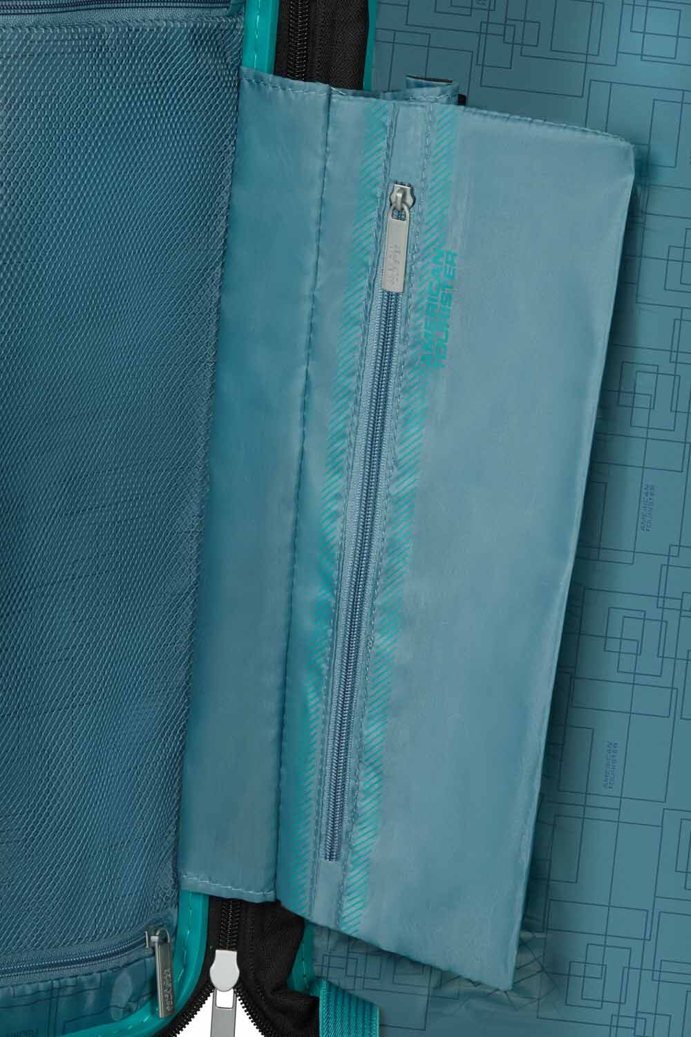 American Tourister AeroStep Handgepäck 55cm erweiterbar Turquoise Tonic