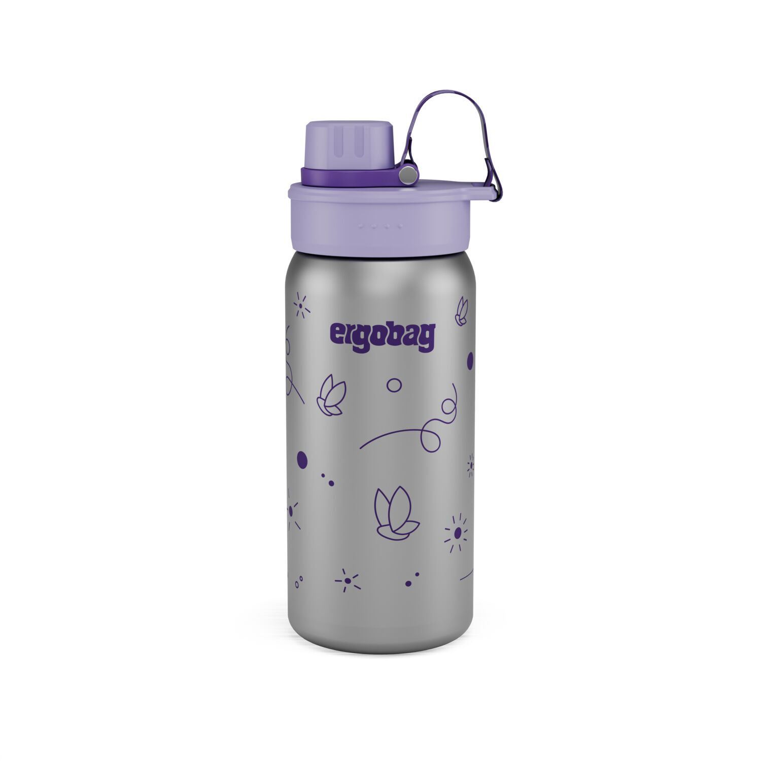 ergobag Edelstahl Trinkflasche, Kollektion 2026 Schmetterling