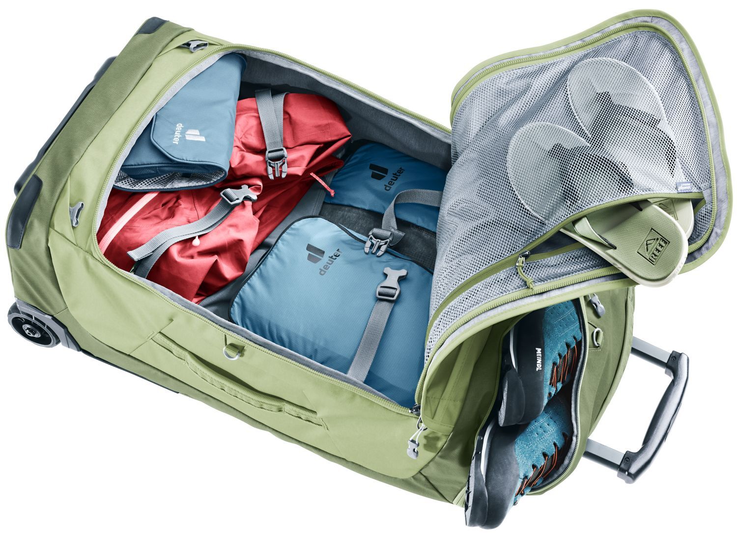 Deuter Duffel Pro Movo 60 Reisetasche auf Rollen Mineral-Grove