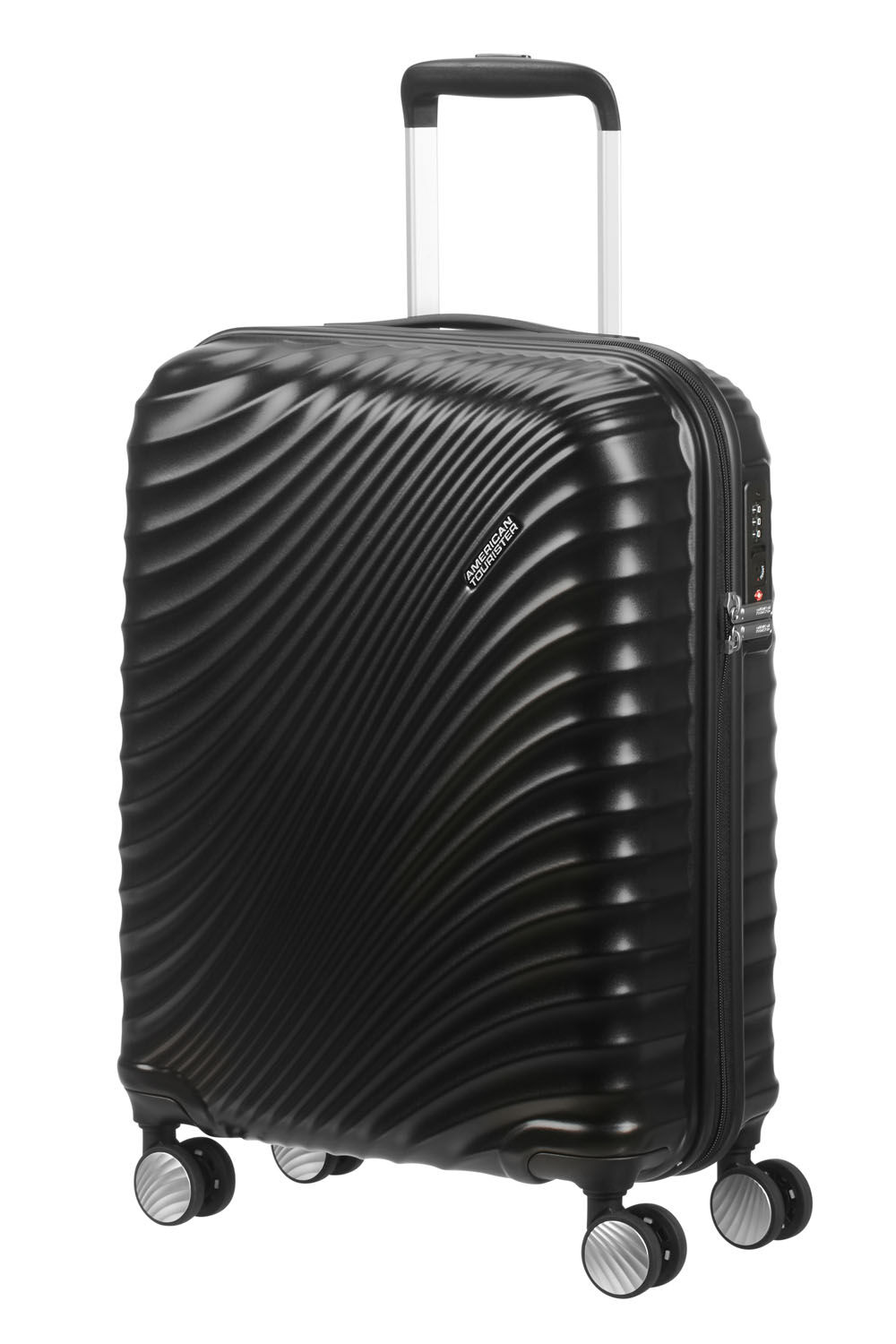 American Tourister Jetglam Trolley mit 4 Rollen 55 Metallic Black