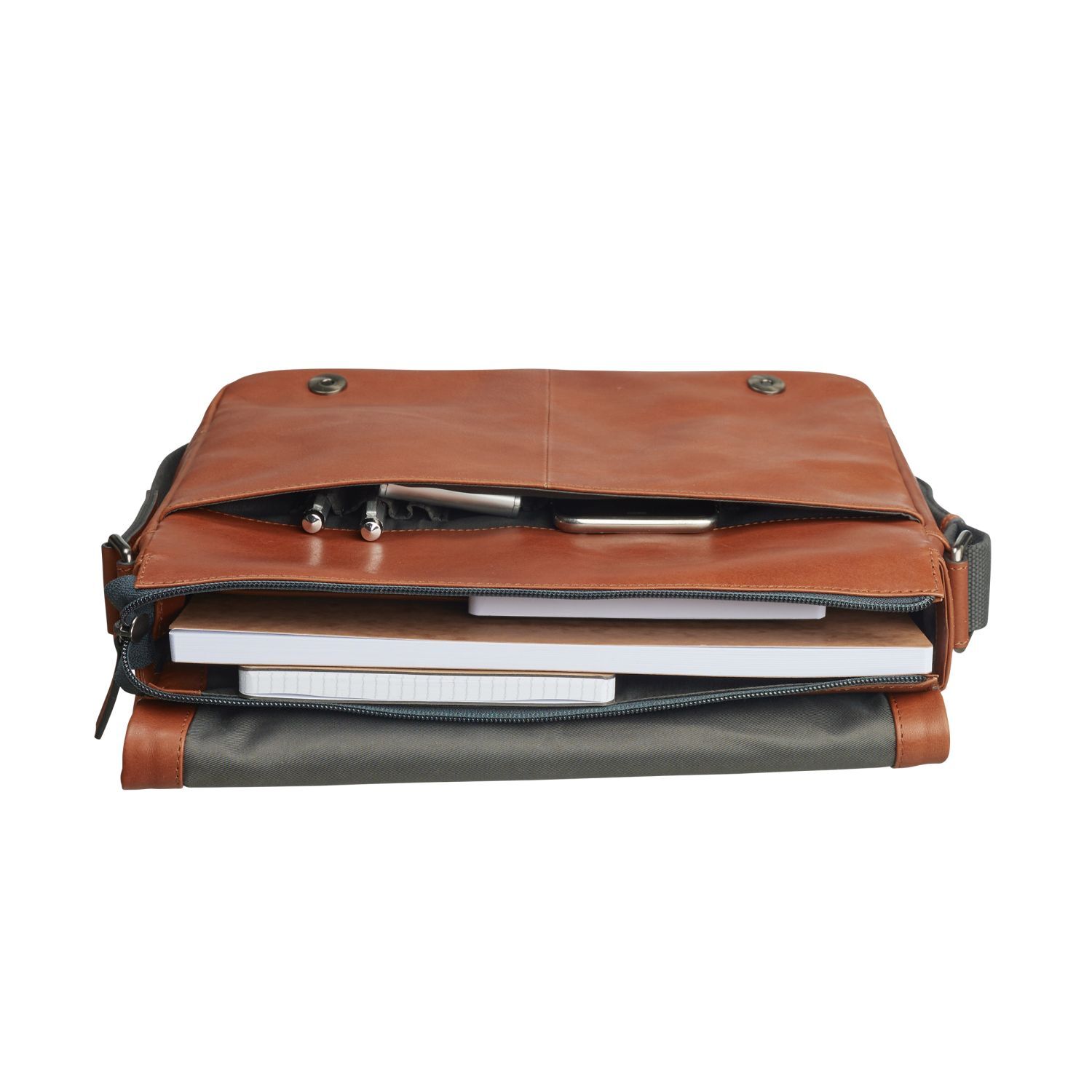 Leonhard Heyden Hamburg Leder-Umhängetasche M Cognac Leonhard Heyden Hamburg Leder-Umhängetasche M Cognac