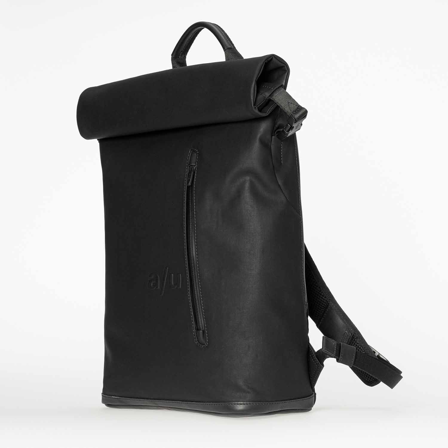 aunts & uncles Japan Fukui Rolltop Rucksack mit 15" Notebookfach black