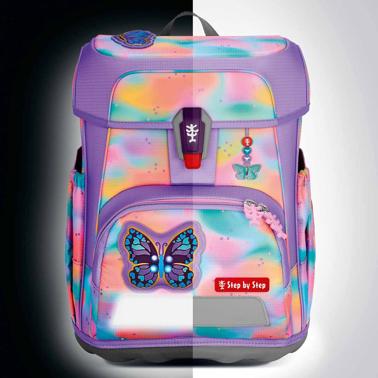 Step by Step CLOUD FLASH Schulranzen 5-teilig-Set Butterfly Luna Step by Step CLOUD FLASH Schulranzen 5-teilig-Set Butterfly Luna