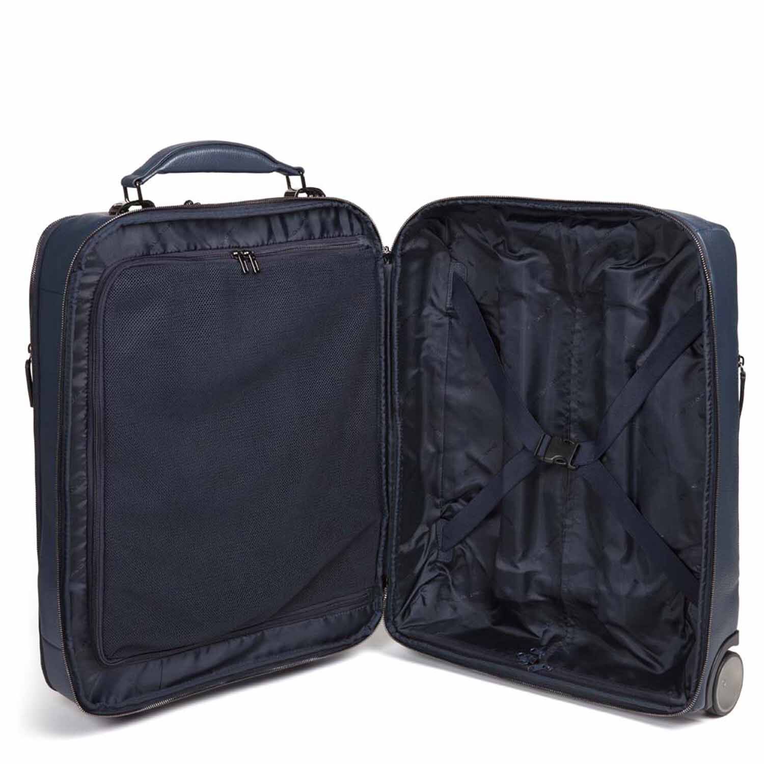 Piquadro Modus Special Computertrolley mit 15,6" Notebook und iPad®-Fach Schwarz