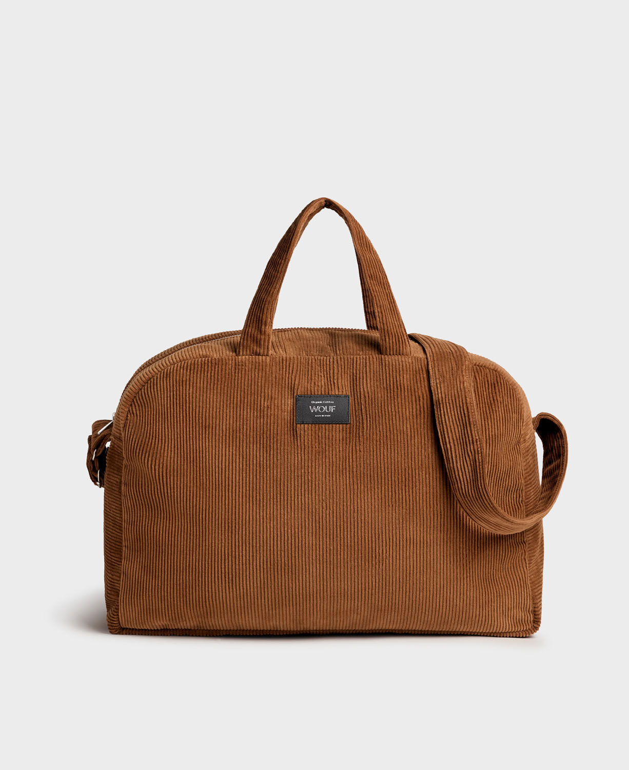 Wouf Corduroy Collection Weekend Bag Caramel