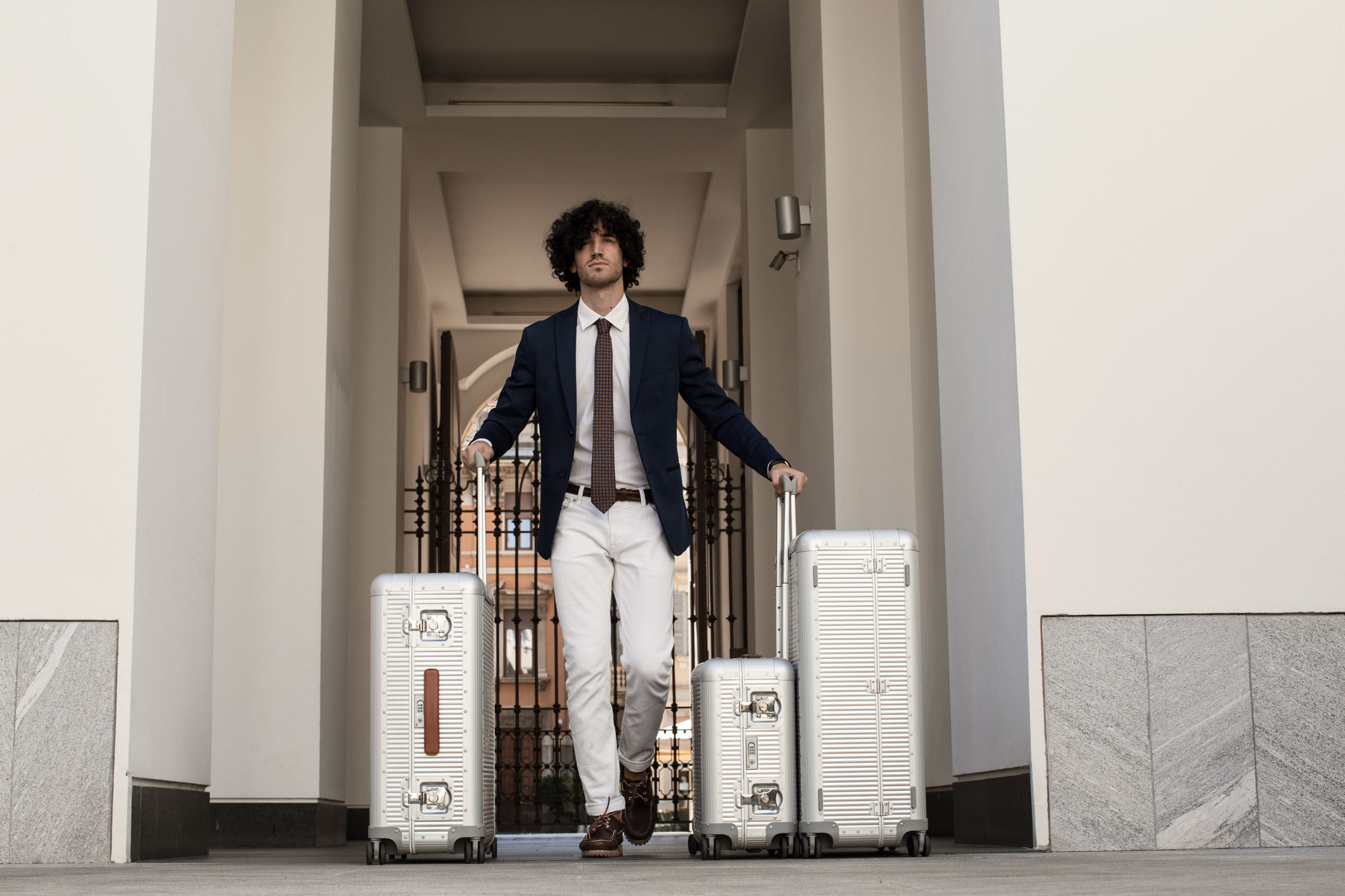 FPM Bank Trunk on Wheels Moonlight Silver